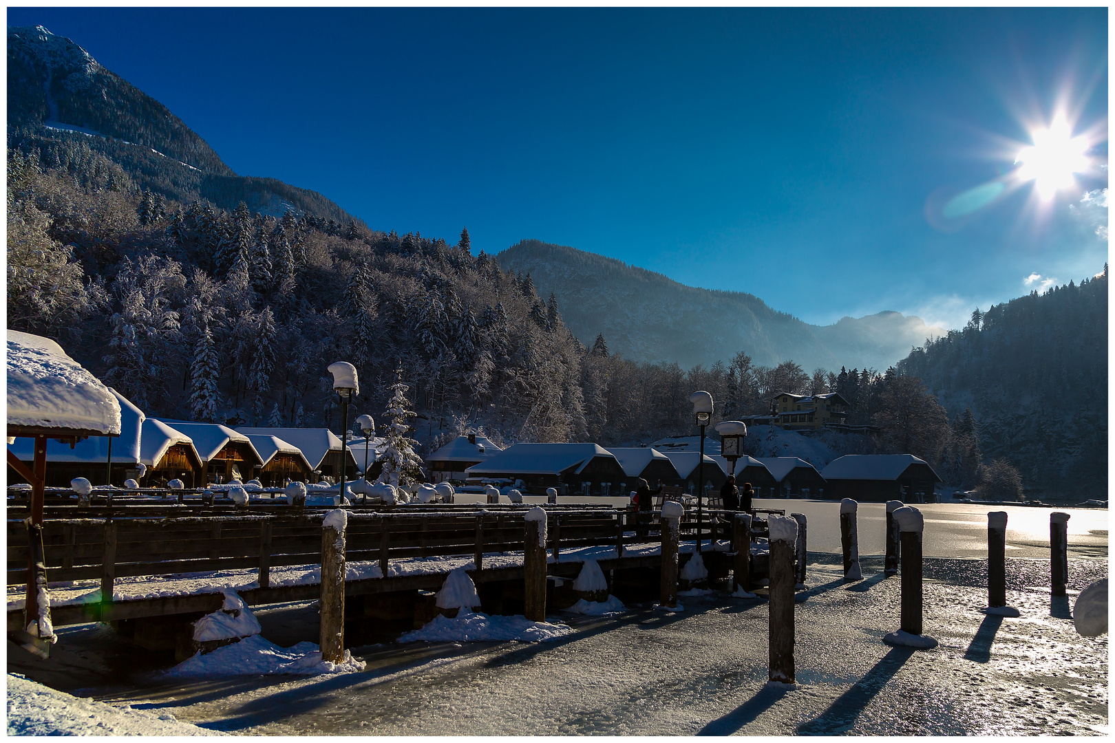 Bootsanlegestelle Königssee 10.01.2017