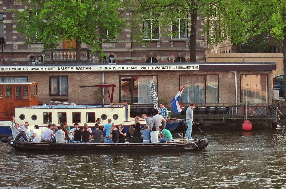 Bootsausflug auf der Amstel in Amsterdam