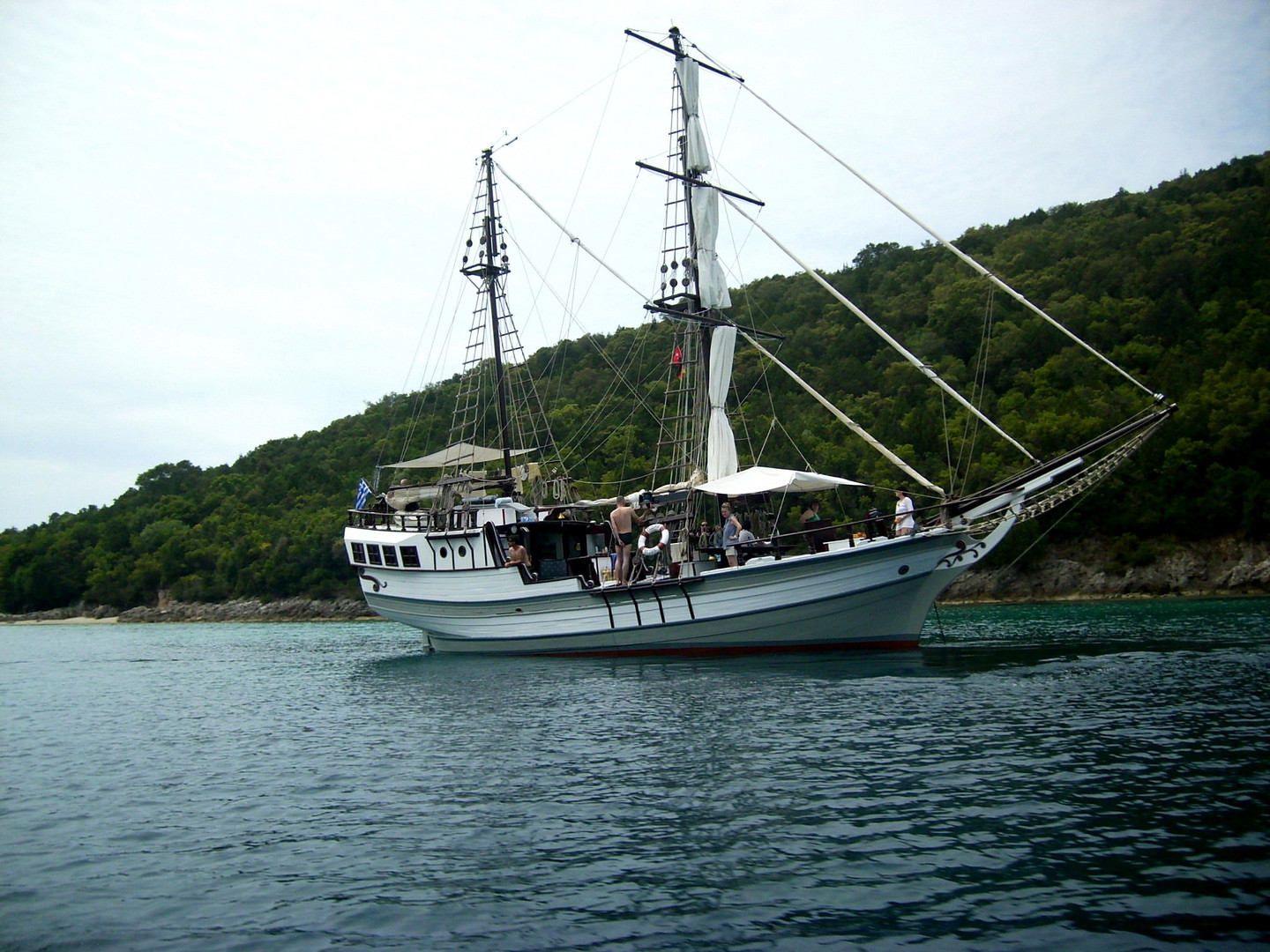 Bootsausflug zu den 3 Inseln bei Sivota/Ionisches Meer