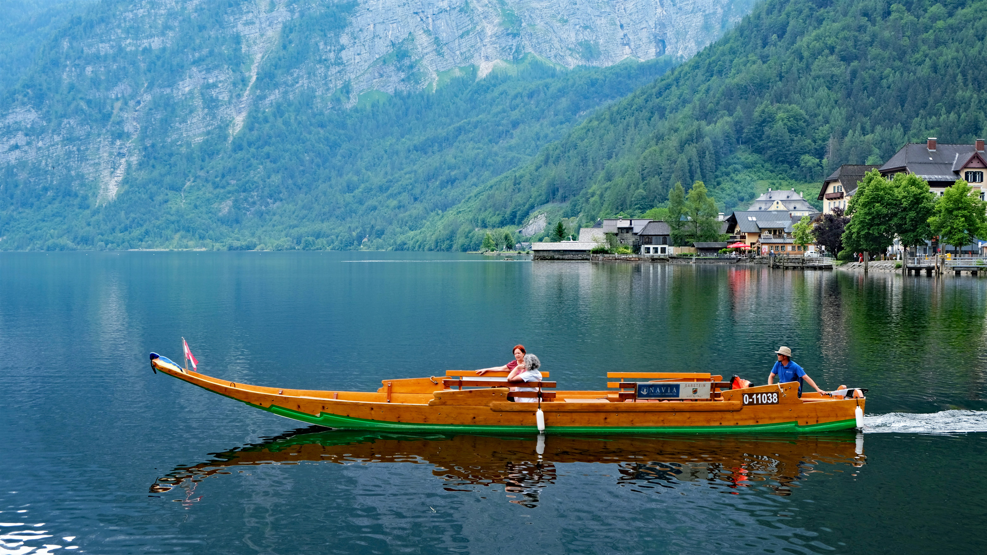 Bootsfahrt auf dem Hallstätter See...