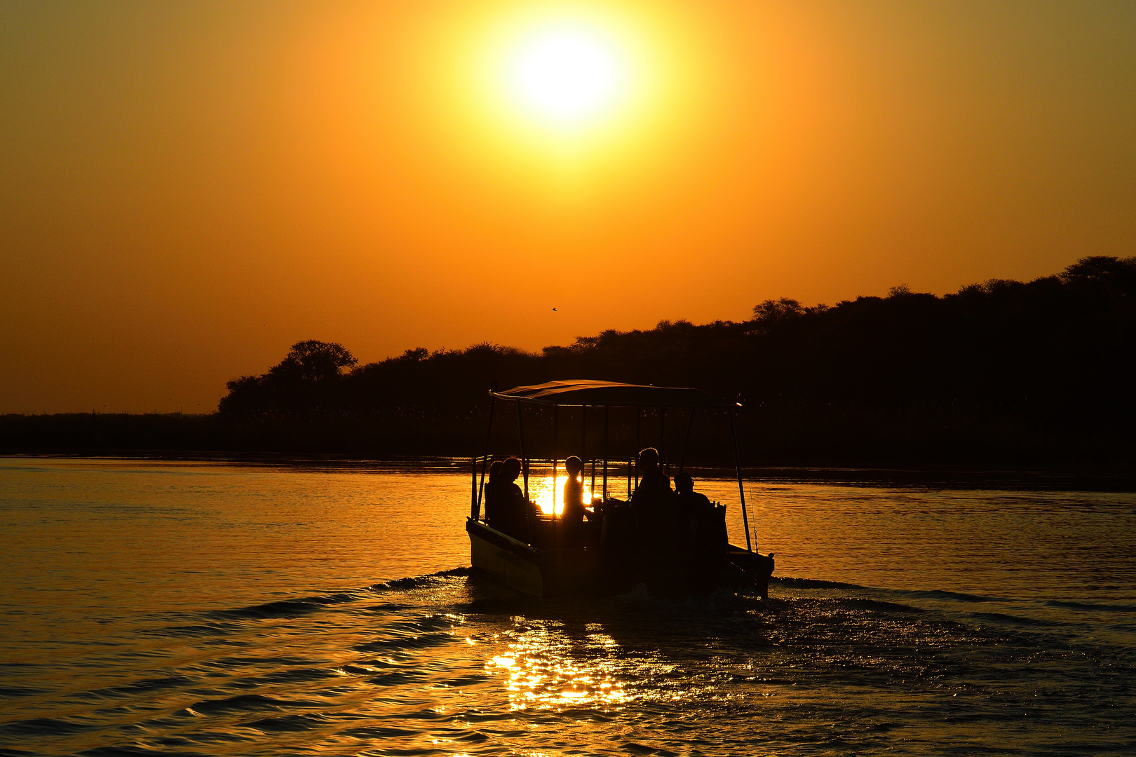 Bootsfahrt auf dem Kavango