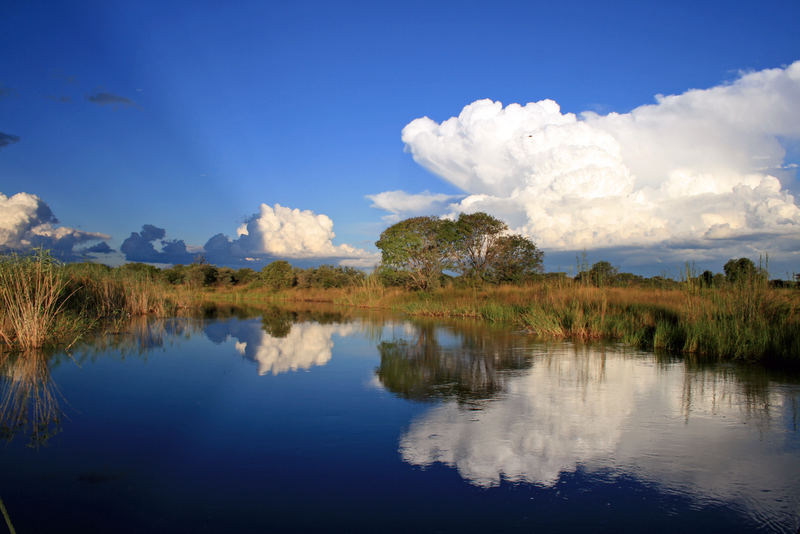 Bootsfahrt auf dem Kwando im Caprivi