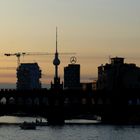 Bootsfahrt - Berlin  - 2019 - Oberbaumbrücke beim Sonnenuntergang