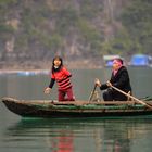 Bootsfahrt in der Halong Bucht (Vietnam)