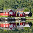 Bootshaeuschen im Hardangerfjord