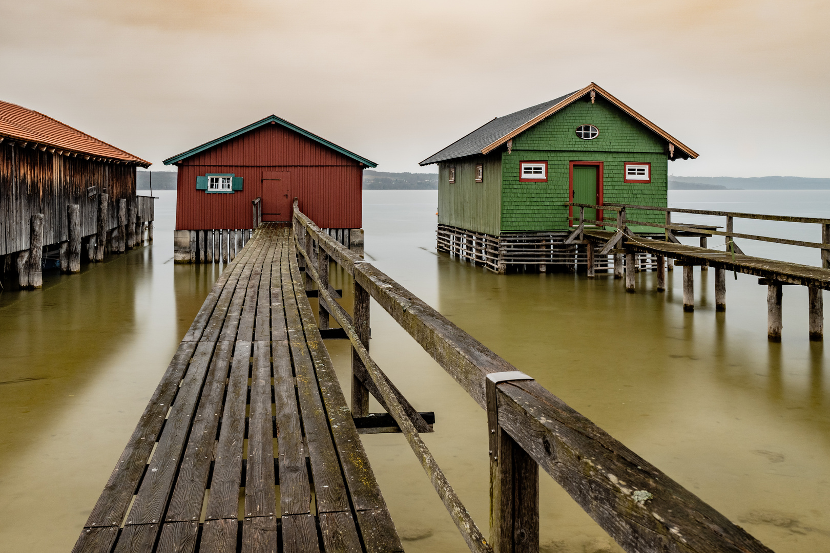 Bootshäuser am Ammersee