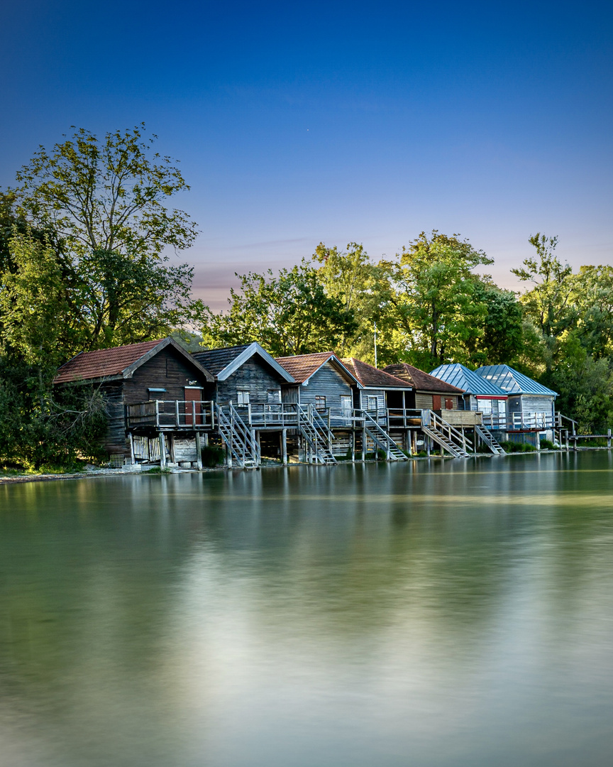 Bootshäuser am Ammersee 