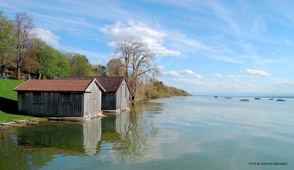 Bootshäuser am Ammersee