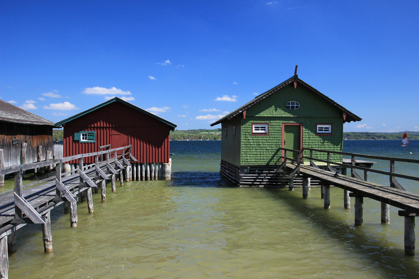 Bootshäuser am Ammersee