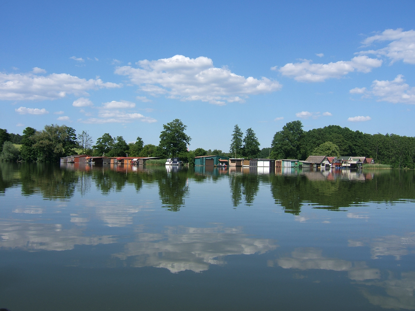 Bootshäuser am Klenzsee