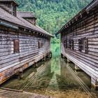 Bootshäuser am Königsee