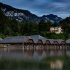 Bootshäuser am Königssee