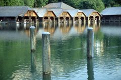 Bootshäuser am Königssee