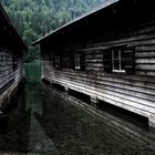 Bootshäuser am Königssee