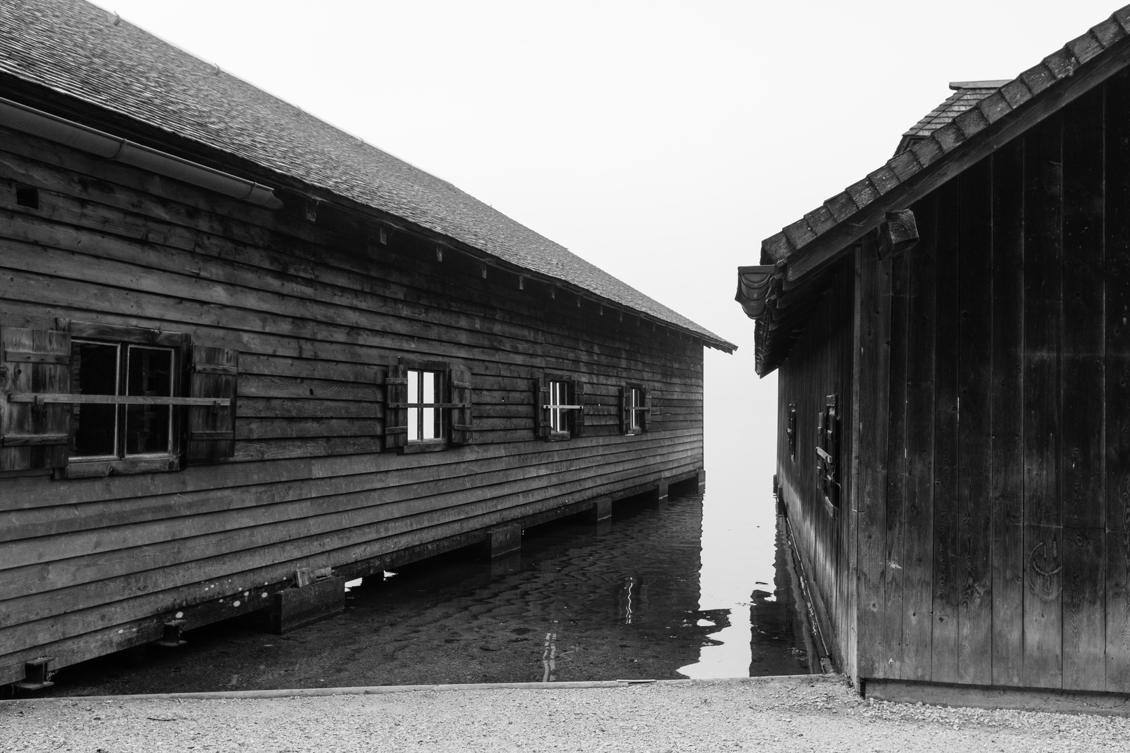 Bootshäuser am Königssee