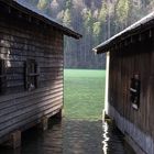 Bootshäuser am Königssee