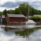 Bootshäuser am Plauer See