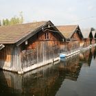 Bootshäuser am Staffelsee