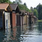 Bootshäuser auf dem Thunersee