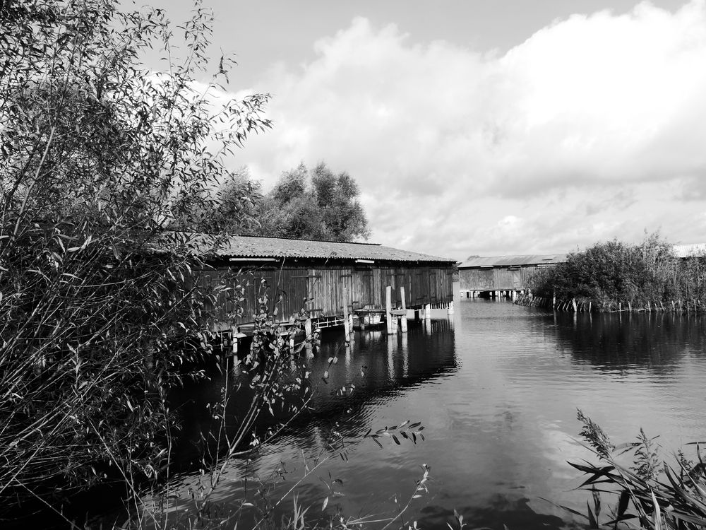 Bootshäuser bei Röbel (Müritz)