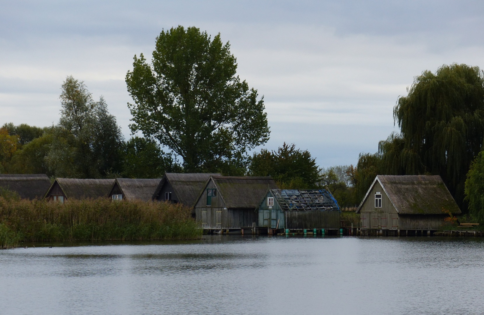 Bootshäuser bei Röbel (Müritz)