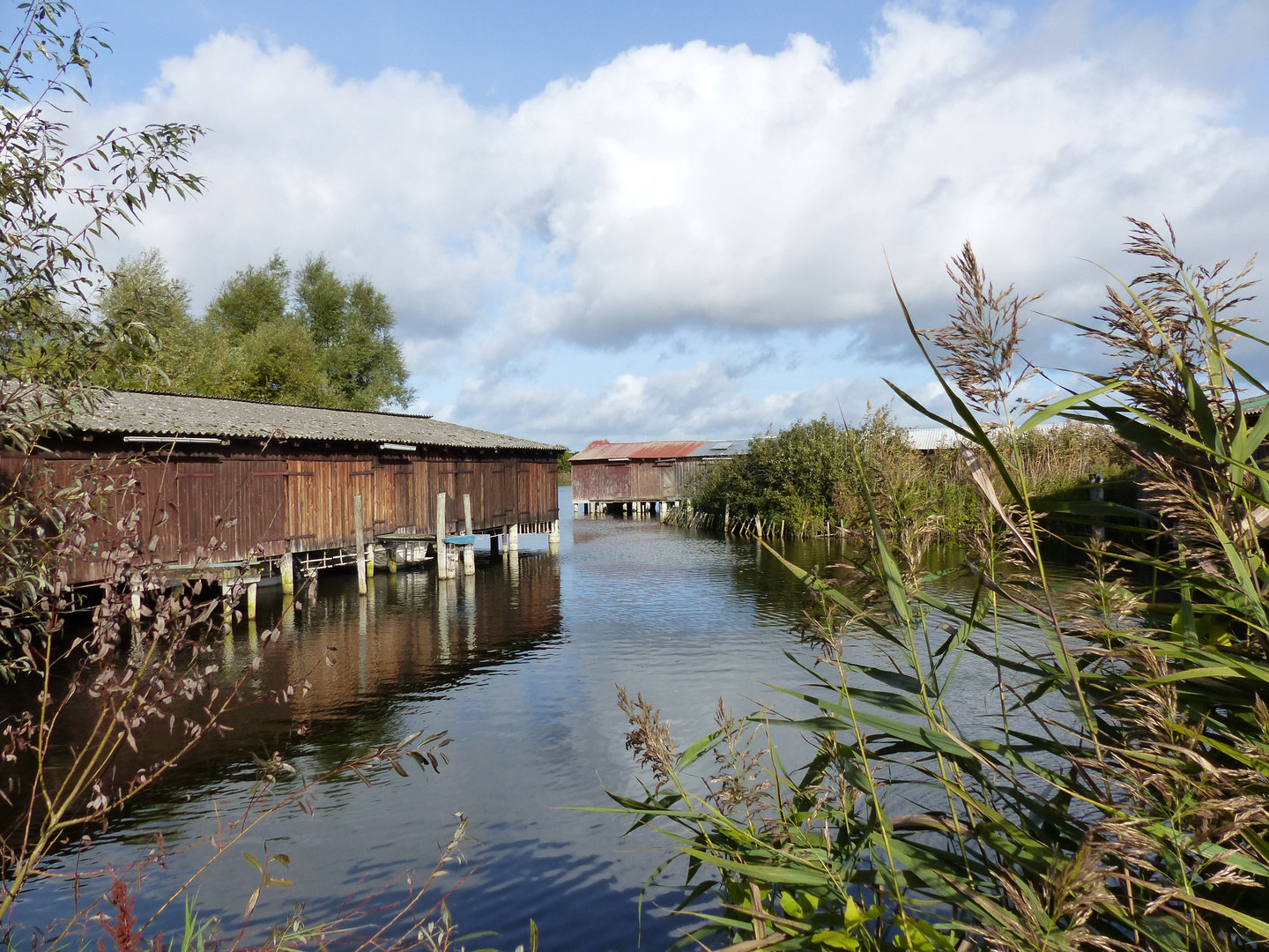 Bootshäuser bei Röbel (Müritz)