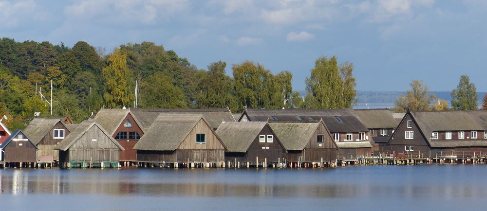 Bootshäuser bei Röbel (Müritz)