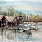 Bootshäuser Diessen am Ammersee