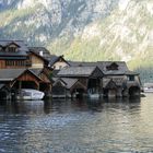 Bootshäuser in Hallstatt