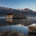 Bootshäuser Schlehdorf am Kochlsee