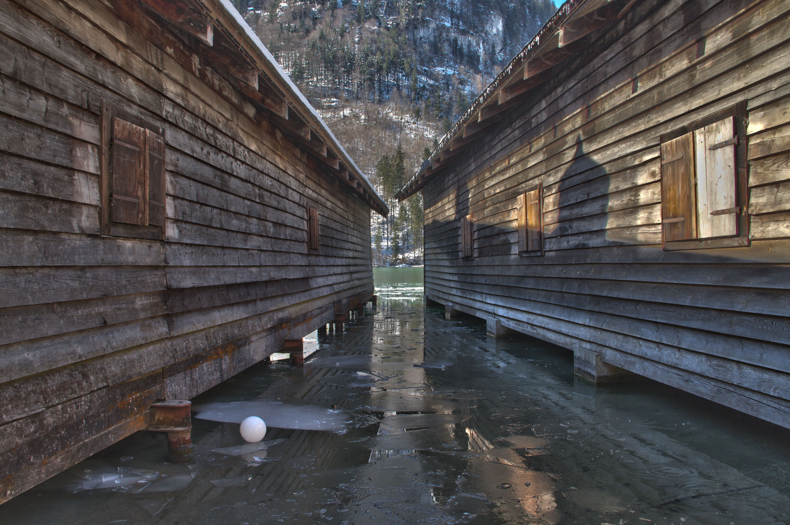 Bootshäuser vom Königssee