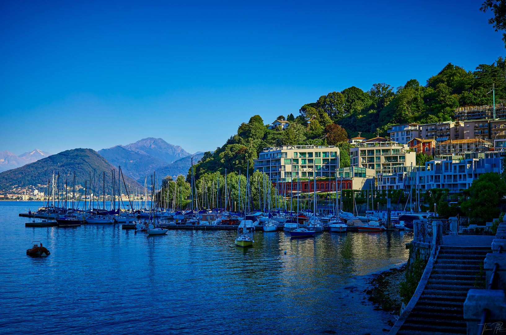 Bootshafen am Lago Maggiore ...