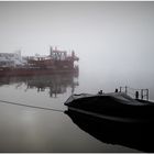 Bootshafen im Nebel (IV)