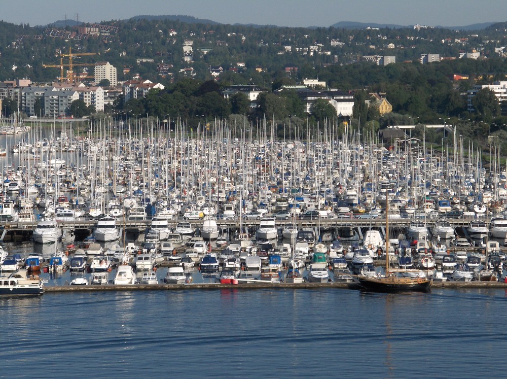 Bootshafen in Oslo