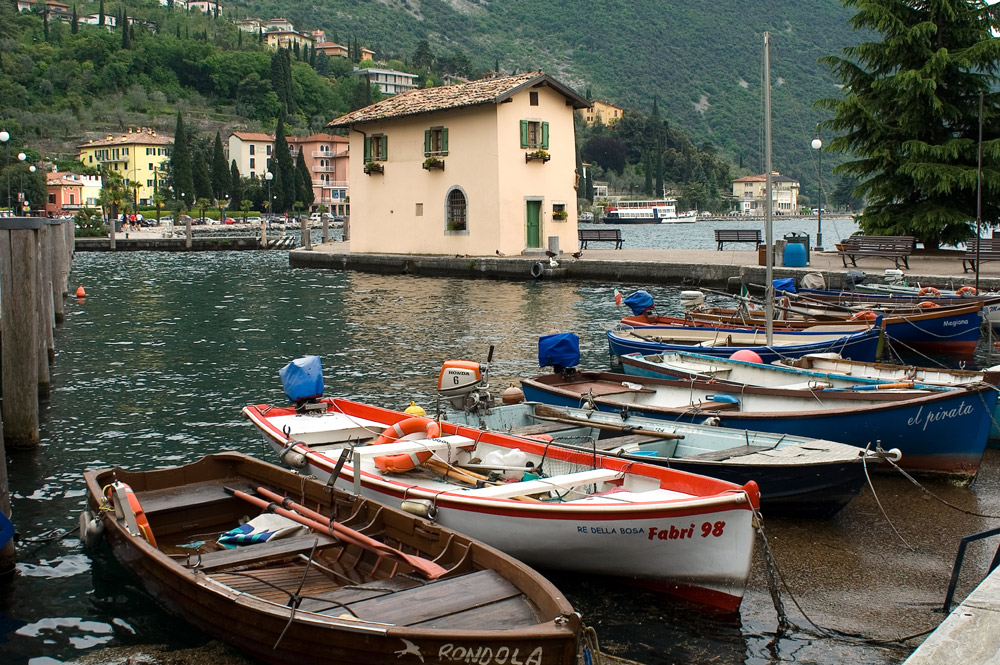 Bootshafen von Torbole (Italien)