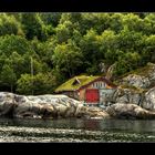 Bootshaus am Fjord