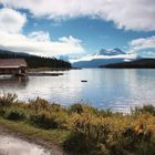 Bootshaus am Maligne Lake