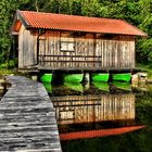 Bootshaus am Moor-See HDR