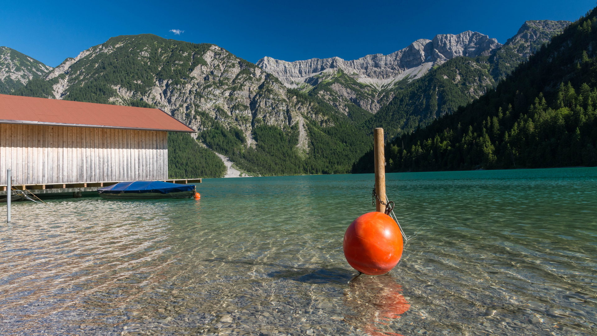 Bootshaus am Plansee