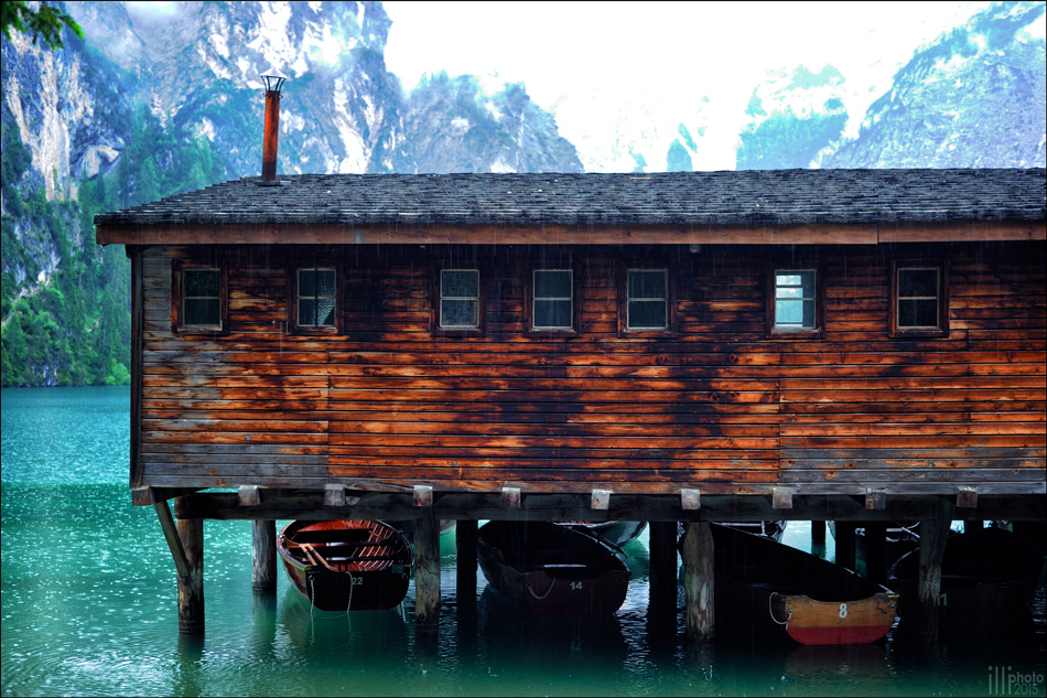 Bootshaus am Pragser Wildsee