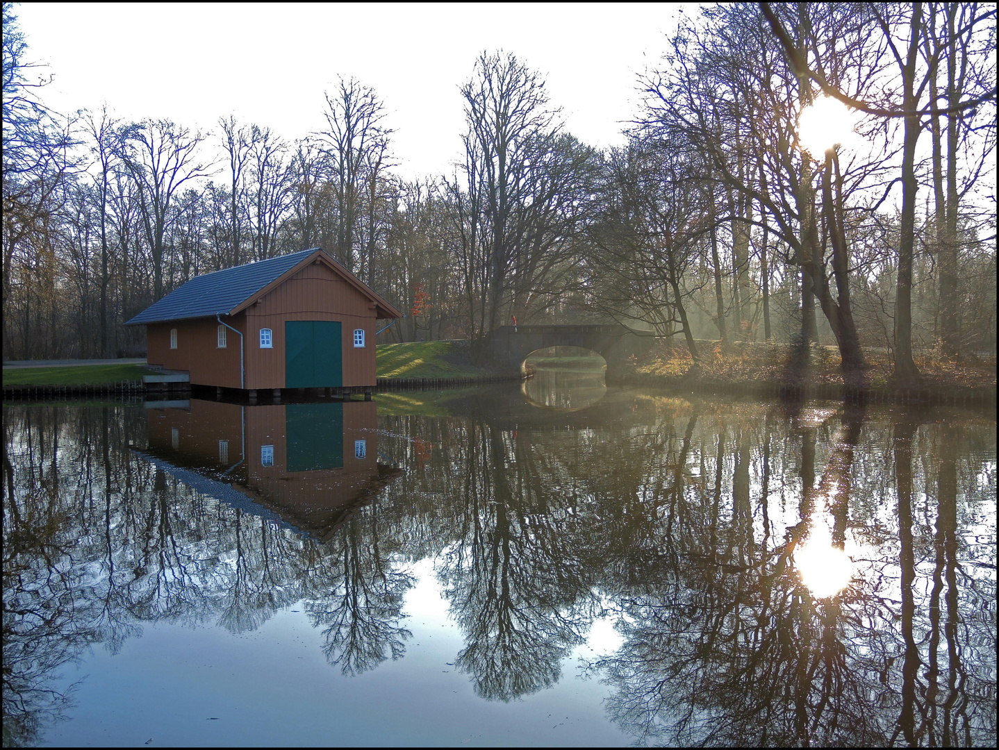 Bootshaus am See