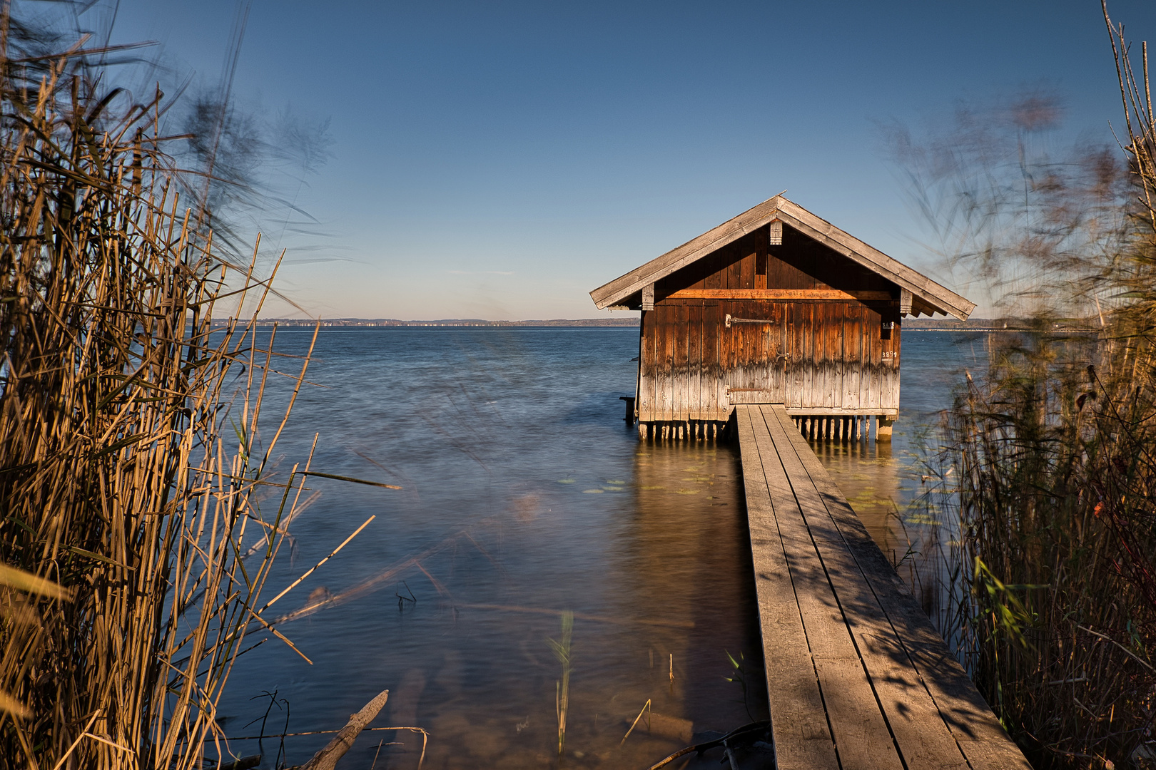 Bootshaus am See