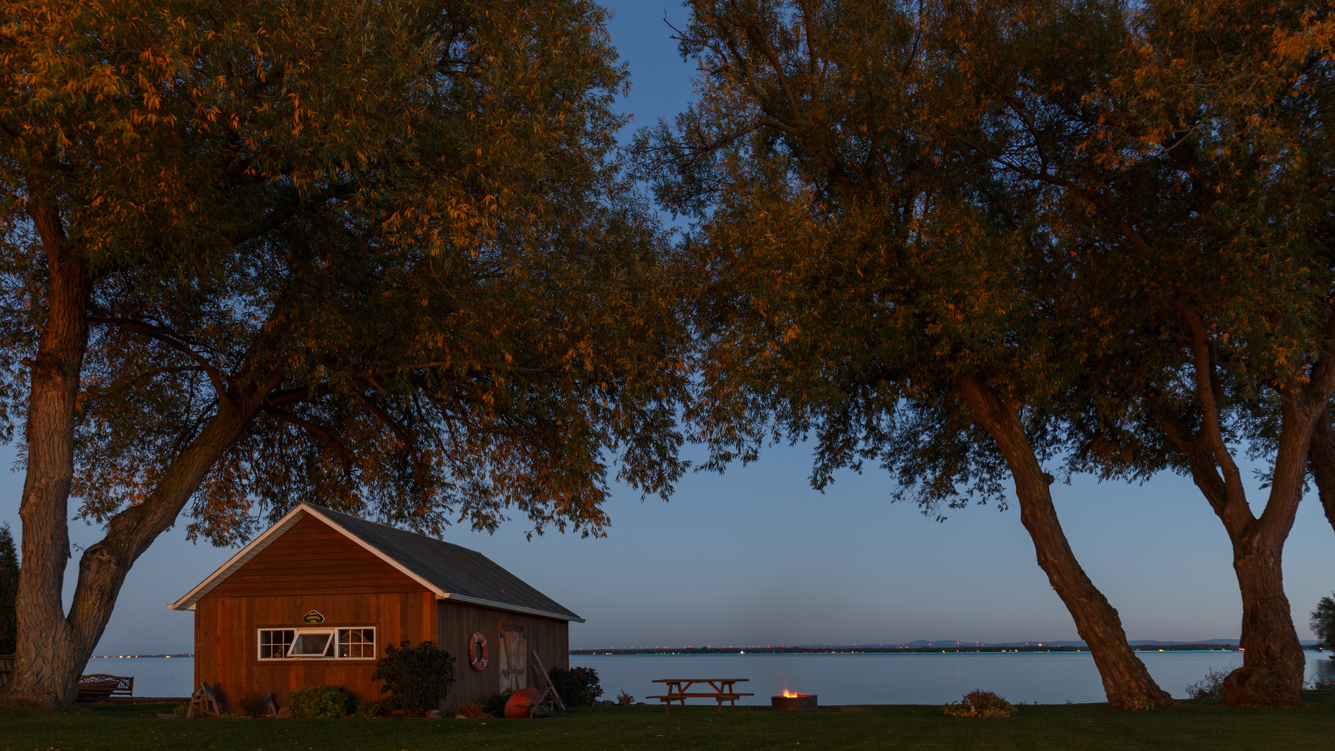 Bootshaus am See