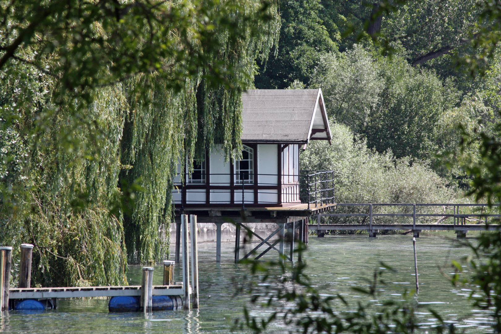 Bootshaus am See