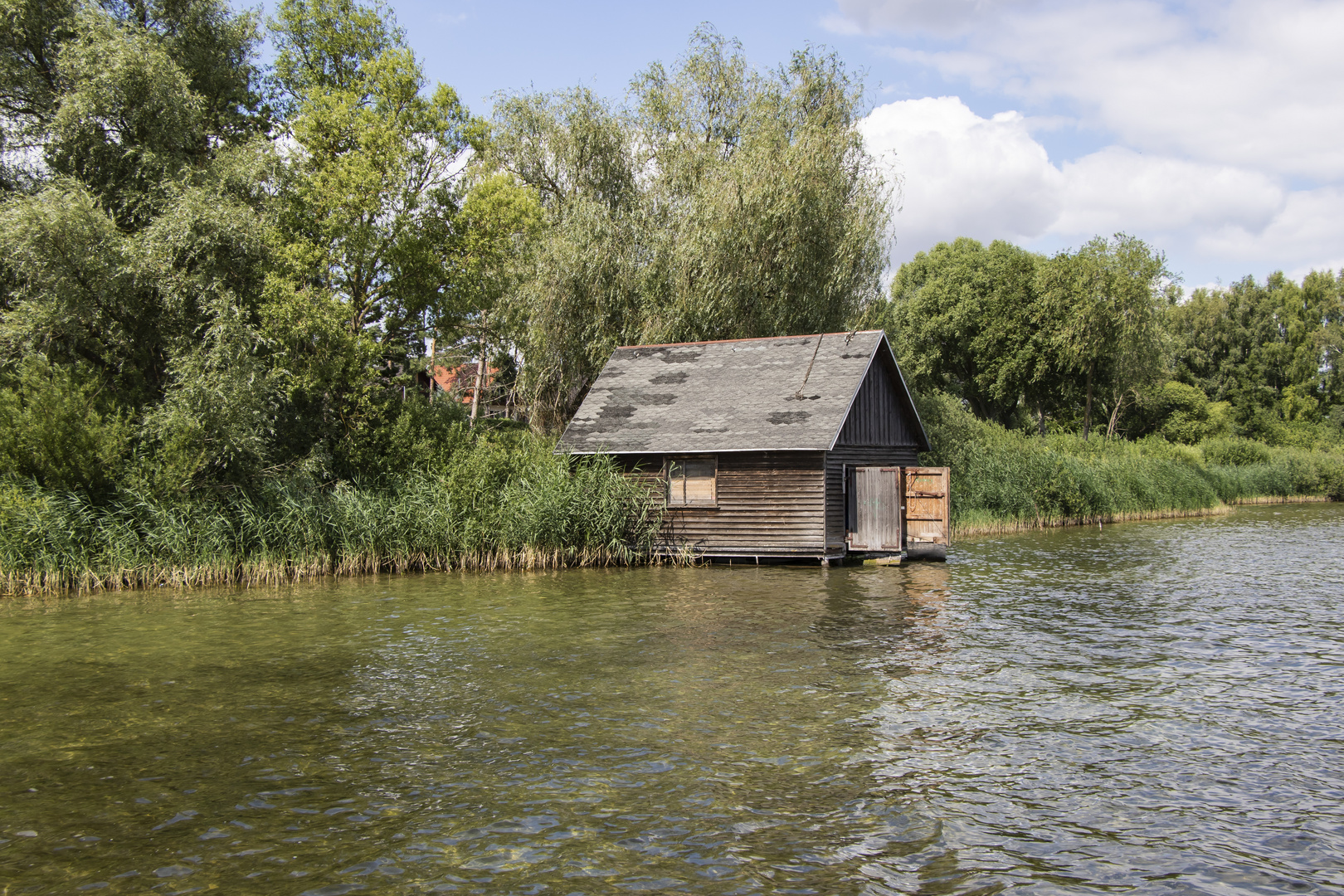 Bootshaus auf der Müritz