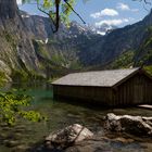 Bootshaus im Obersee beim Königssee