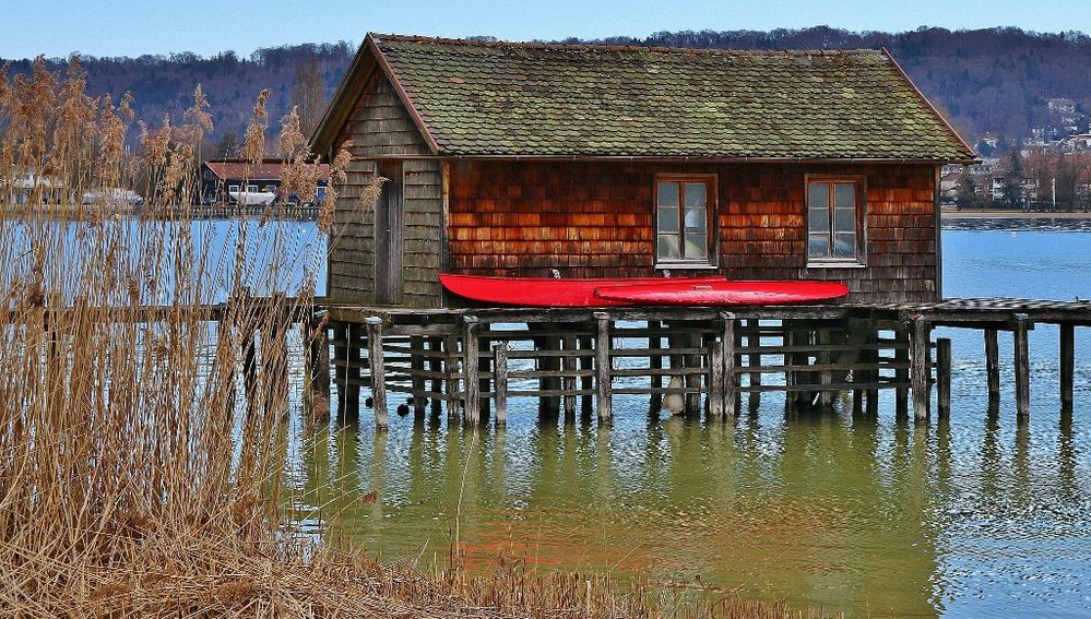 Bootshaus in Hersching am Ammersee