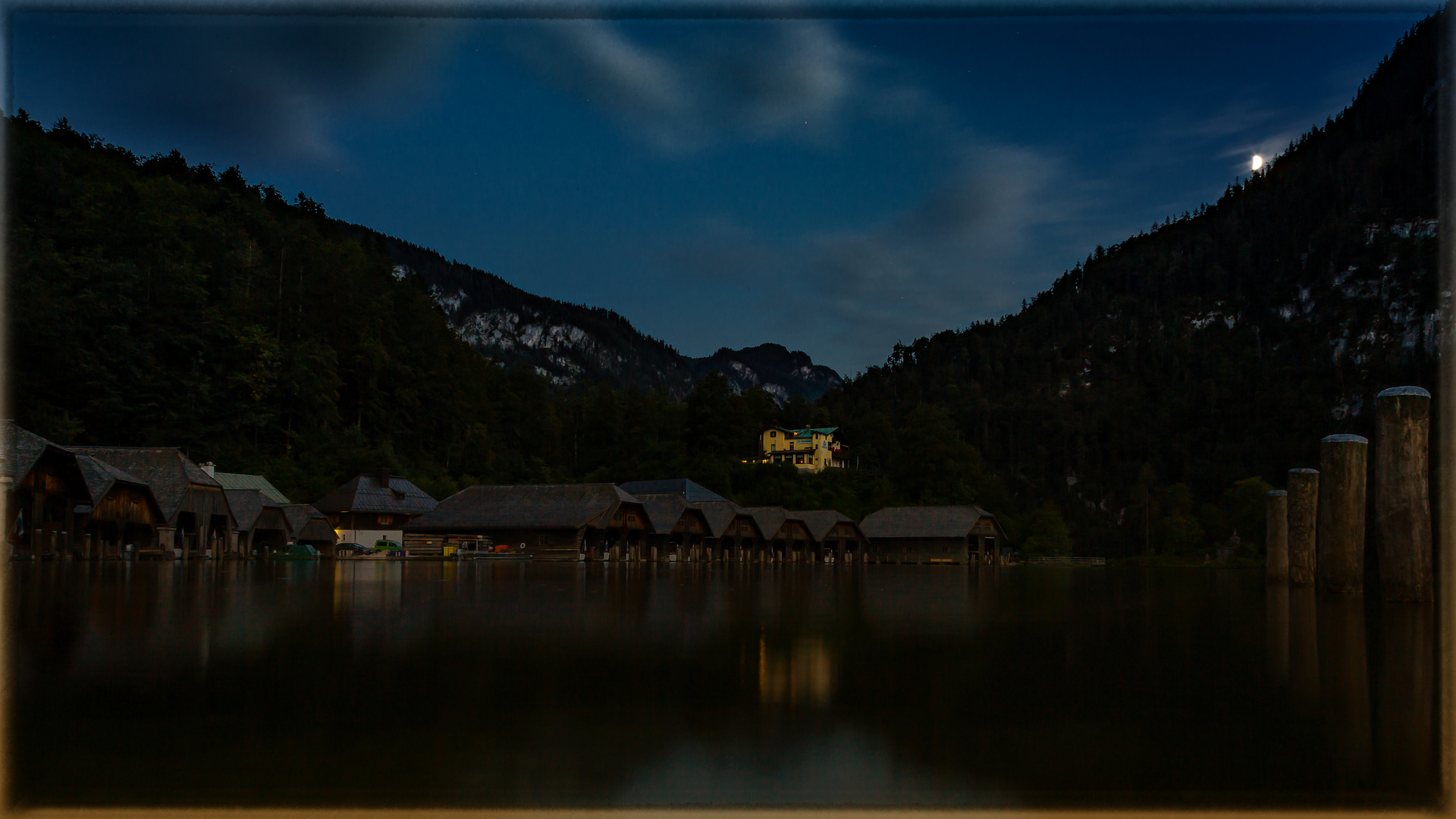 Bootshauser am Königssee