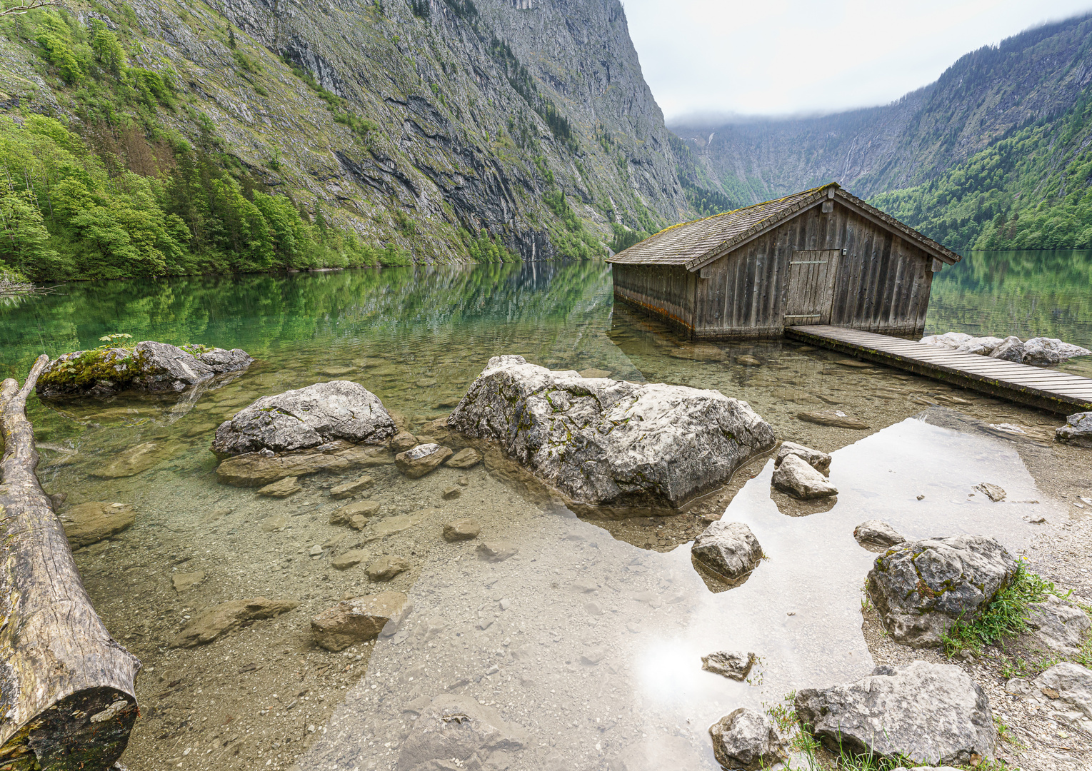 Bootshütte am Obersee