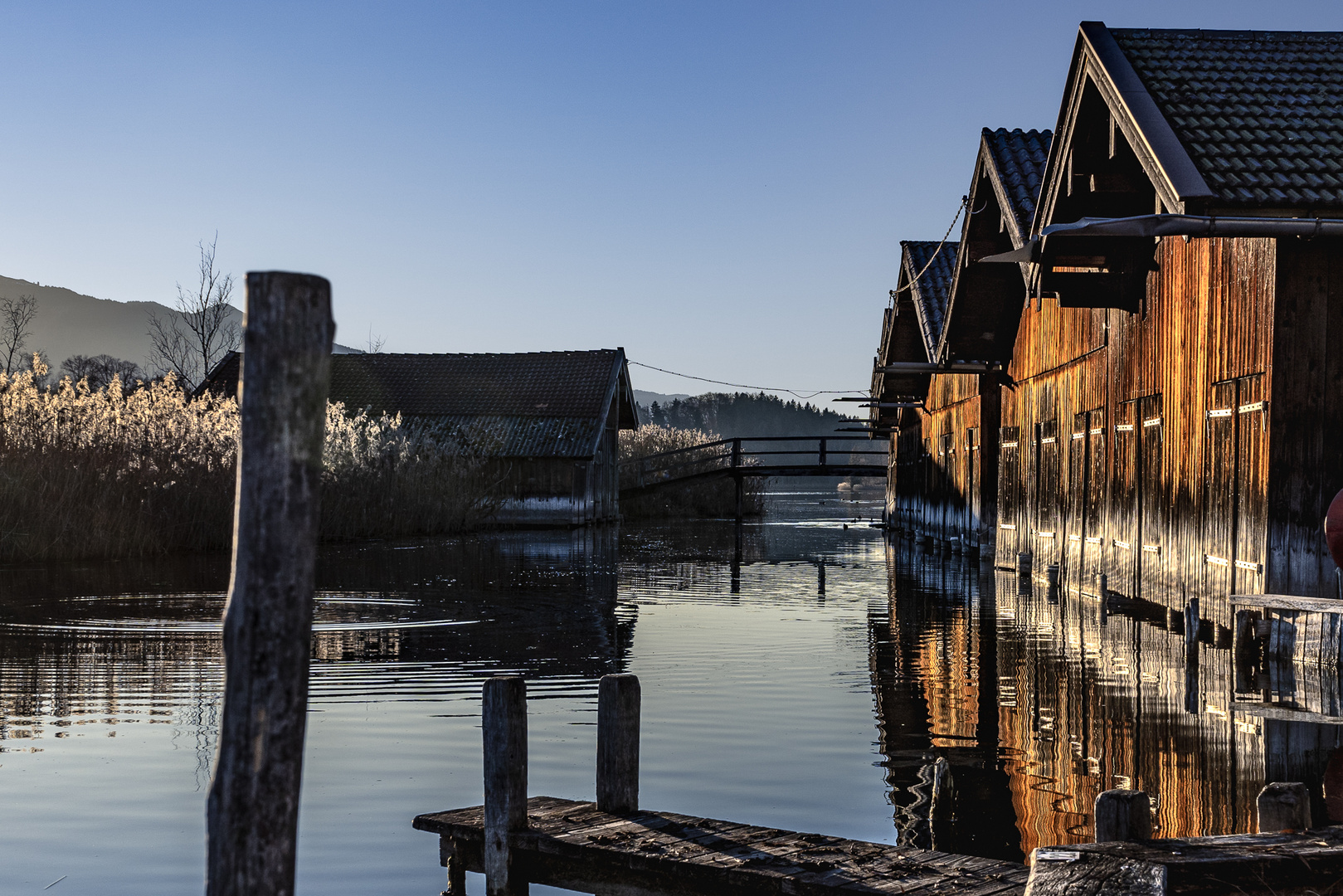 Bootshütten am Staffelsee